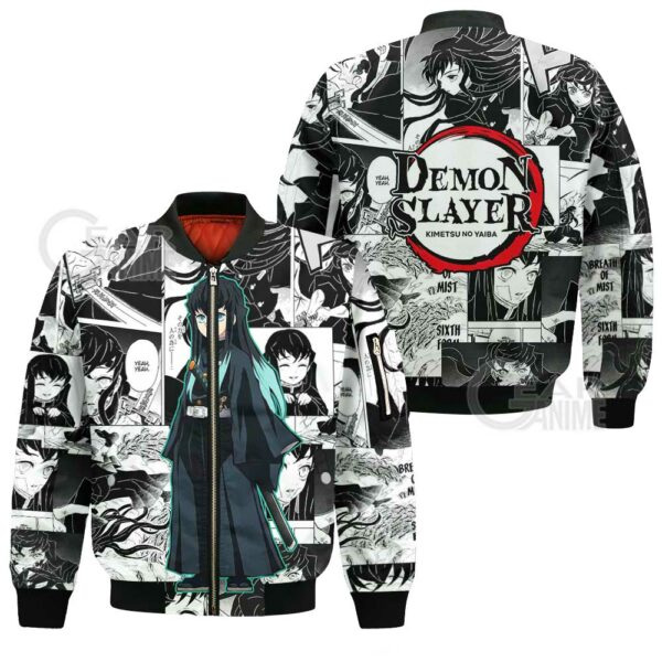 Demon Slayer Muichiro Tokito Hoodie Anime Mix Manga KNY Shirt 5