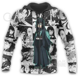 Demon Slayer Muichiro Tokito Hoodie Anime Mix Manga KNY Shirt 15