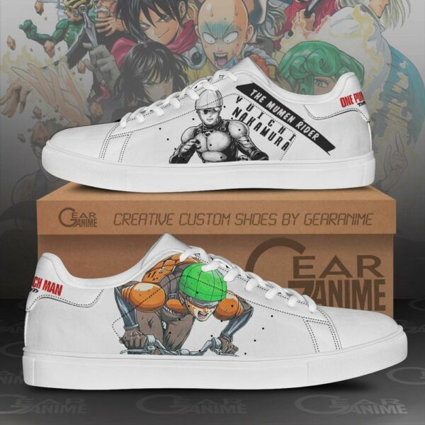 Mumen Rider Skate Shoes One Punch Man Custom Anime Shoes PN11 1