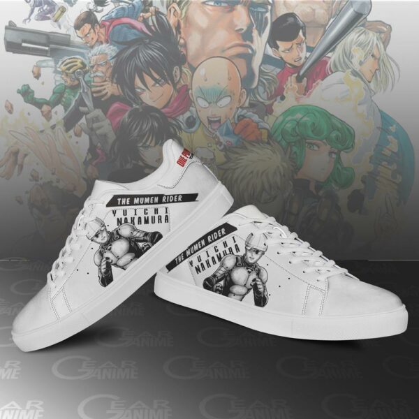 Mumen Rider Skate Shoes One Punch Man Custom Anime Shoes PN11 4