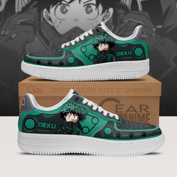 Musketeer Deku Air Sneakers Custom Anime My Hero Academia Shoes 1