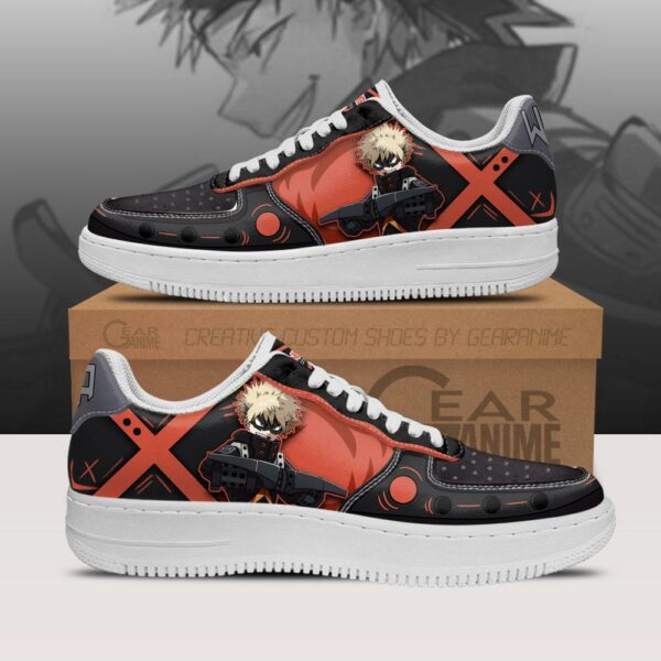 Musketeer Katsuki Bakugo Air Sneakers Custom Anime My Hero Academia Shoes 1