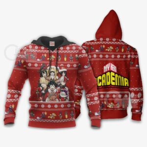 My Hero Academia Ugly Christmas Sweater Anime Custom Xmas Gift VA09 8