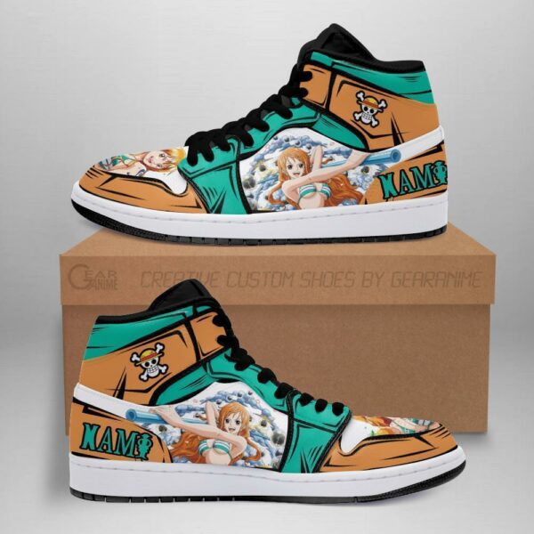 Nami Sneakers Clima Tact Skill One Piece Anime Shoes Fan MN06 1