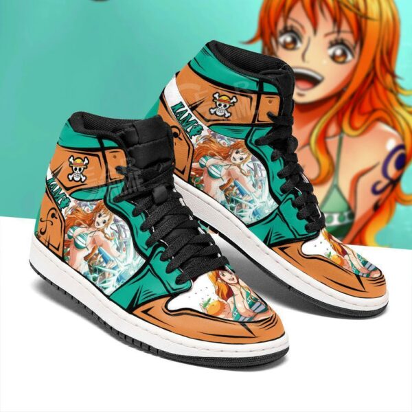 Nami Sneakers Straw Hat Priates One Piece Anime Shoes Fan Gift MN06 2