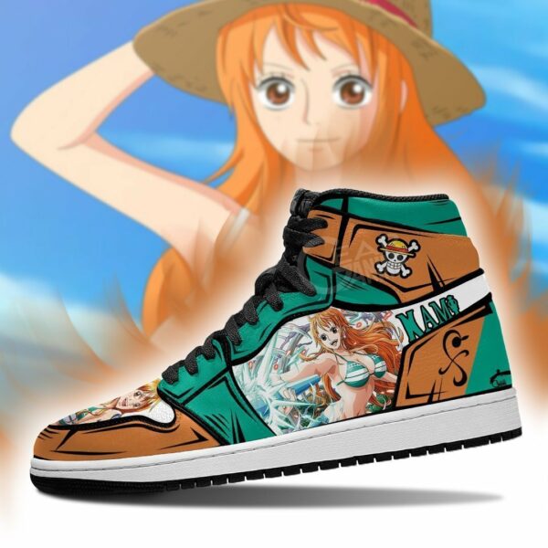 Nami Sneakers Straw Hat Priates One Piece Anime Shoes Fan Gift MN06 3