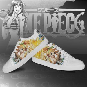 Nami Skate Shoes One Piece Custom Anime Shoes 6