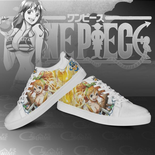 Nami Skate Shoes One Piece Custom Anime Shoes 3