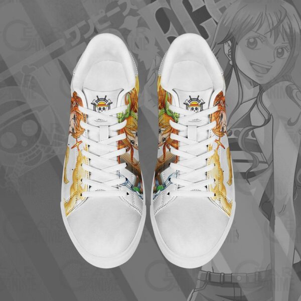 Nami Skate Shoes One Piece Custom Anime Shoes 4