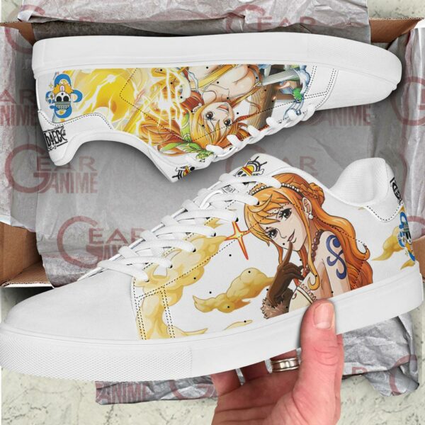 Nami Skate Shoes One Piece Custom Anime Shoes 2