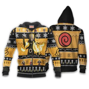 Naruto Bijuu Ugly Christmas Sweater Custom Naruto Xmas Gifts Idea 6