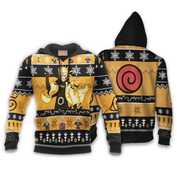 Naruto Bijuu Ugly Christmas Sweater Custom Naruto Xmas Gifts Idea 3