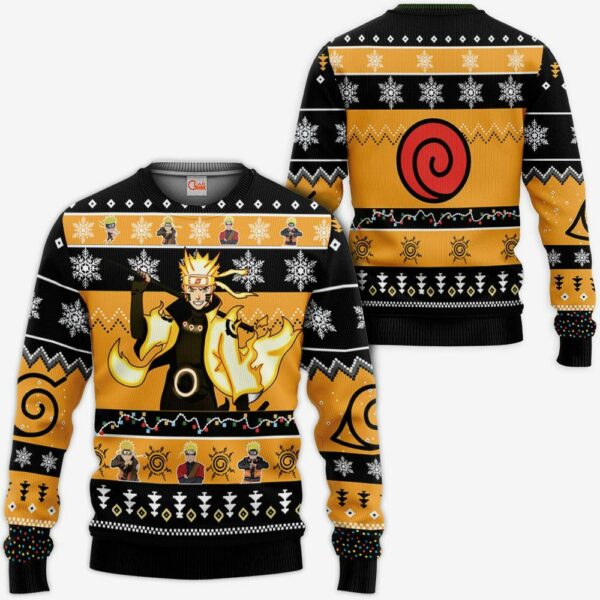 Naruto Bijuu Ugly Christmas Sweater Custom Naruto Xmas Gifts Idea 1