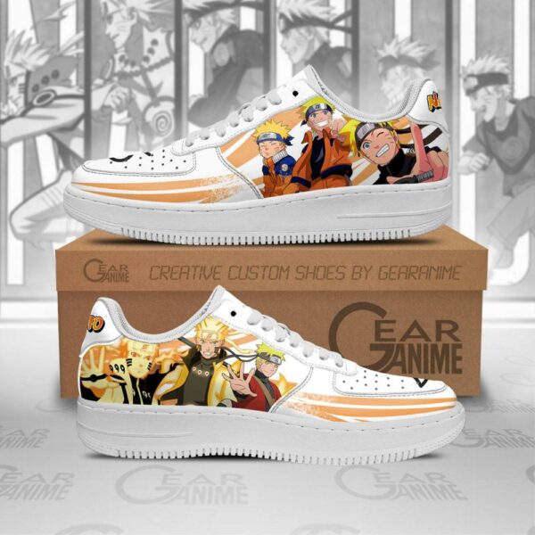 Naruto Evolution Air Sneakers Custom Anime Shoes 1