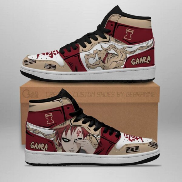 Naruto Gaara Shoes Sand Skill Costume Anime Sneakers 2