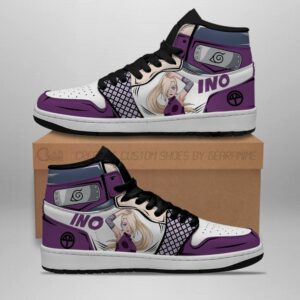 Naruto Ino Yamanaka Shoes Symbol Costume Boots Naruto Anime Sneakers 5