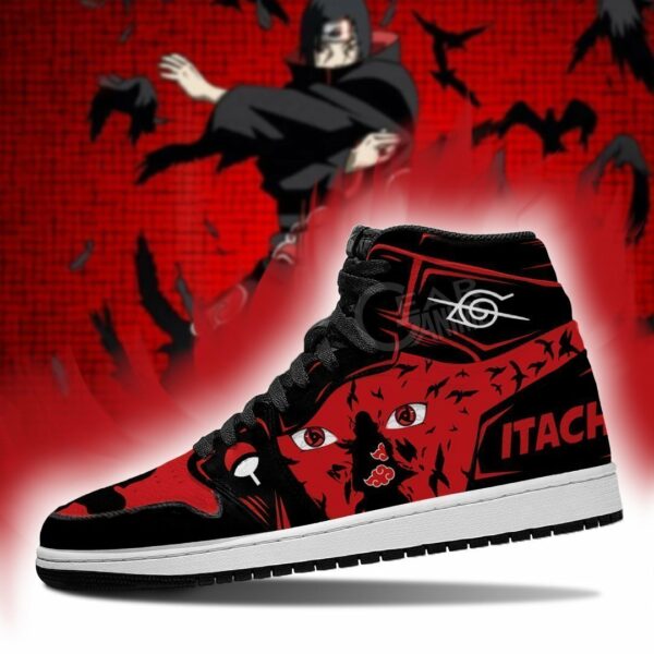 Naruto Itachi Shoes Eyes High Top Costume Anime Sneakers 2