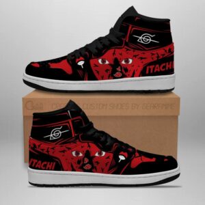 Naruto Itachi Shoes Eyes High Top Costume Anime Sneakers 7