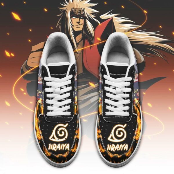 Naruto Jiraiya Sneakers Custom Naruto Anime Shoes Leather 2