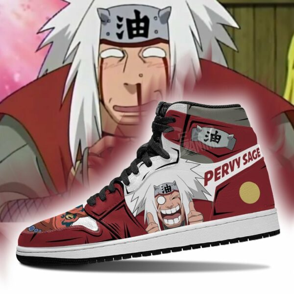 Naruto Jiraiya Shoes Funny Face Costume Boots Naruto Anime Sneakers 3