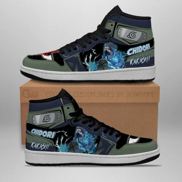 Naruto Kakashi Shoes Chidori Skill Costume Anime Sneakers 2