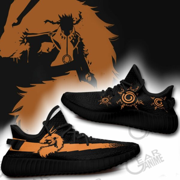 Naruto Kurama Mode Shoes Naruto Custom Anime Shoes TT10 3