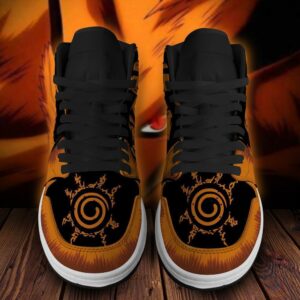 Naruto Kurama Shoes Symbol Costume Boots Naruto Anime Sneakers 7