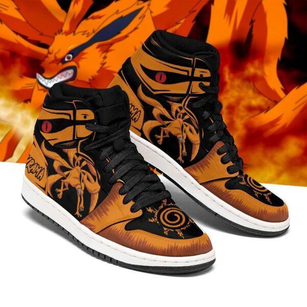 Naruto Kurama Shoes Symbol Costume Boots Naruto Anime Sneakers 1