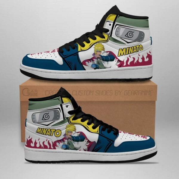 Naruto Minato Namikaze Shoes Symbol Costume Anime Sneakers 2