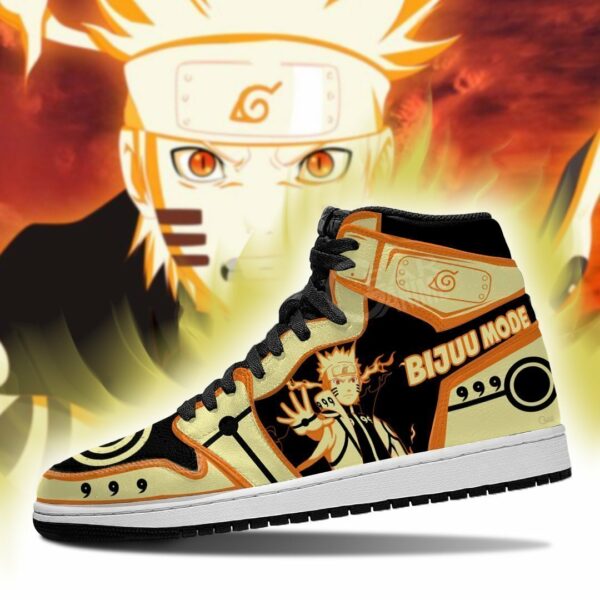 Naruto Nine-Tails Sneakers Chakra Mode Custom Anime Naruto Shoes 4