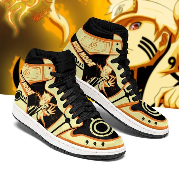 Naruto Nine-Tails Sneakers Chakra Mode Custom Anime Naruto Shoes 1