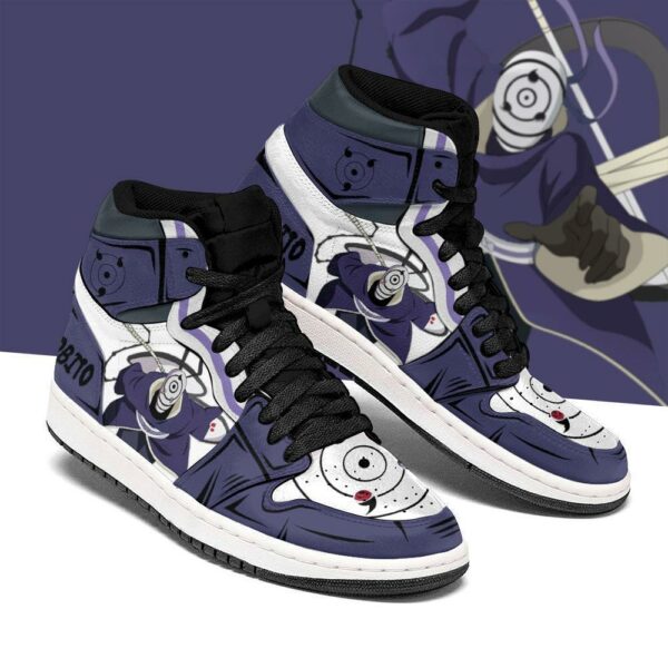 Naruto Obito Shoes Symbol Costume Boots Naruto Anime Sneakers 1