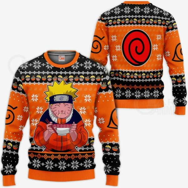 Naruto Ramen Ugly Christmas Sweater Naruto Custom Anime Shirt VA10 1