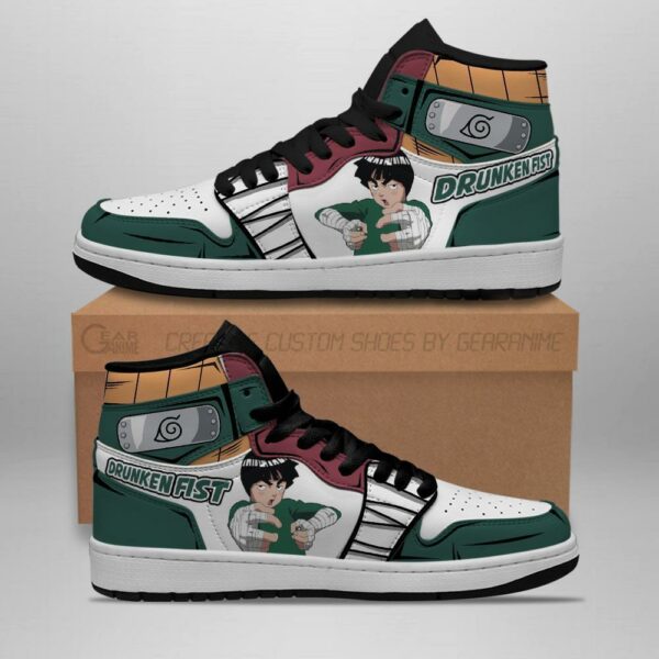 Naruto Rock Lee Shoes Drunken Fist Costume Anime Sneakers 2