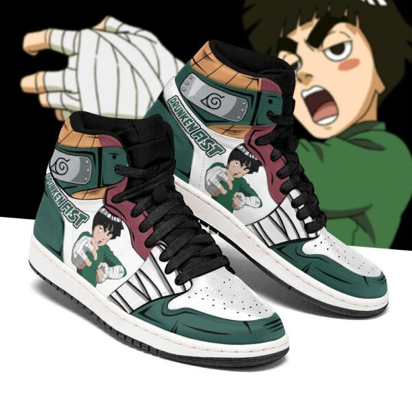 Naruto Rock Lee Shoes Drunken Fist Costume Anime Sneakers 1