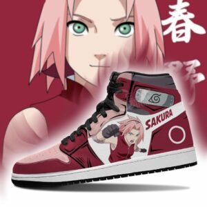 Naruto Sakura Haruno Shoes Symbol Costume Anime Sneakers 6