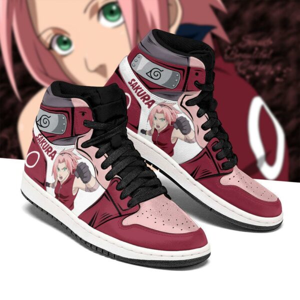 Naruto Sakura Haruno Shoes Symbol Costume Anime Sneakers 1