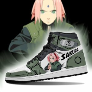 Naruto Sakura Haruno Shoes Uniform Costume Anime Sneakers 6