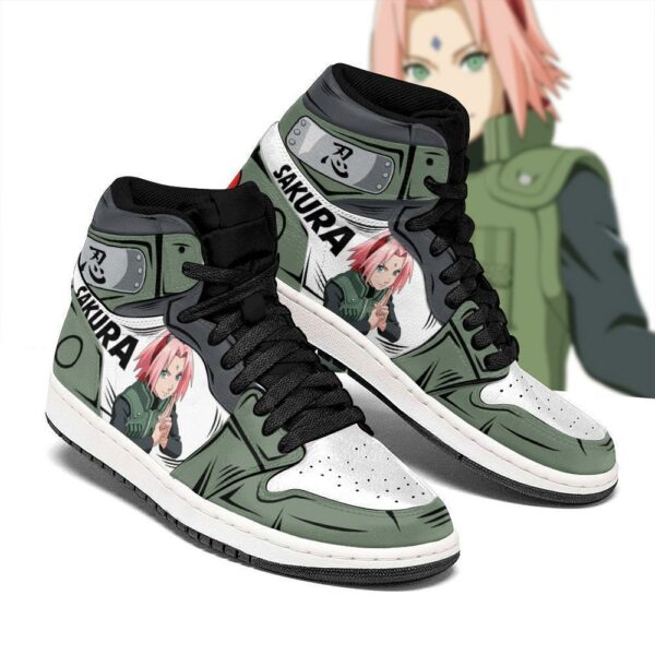 Naruto Sakura Haruno Shoes Uniform Costume Anime Sneakers 1