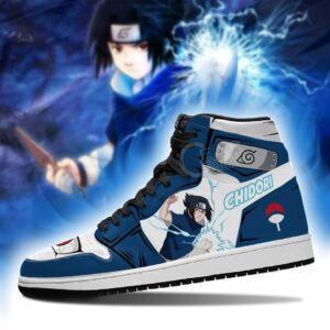 Naruto Sasuke Shoes Chidori Skill Costume Anime Sneakers 6