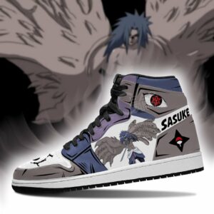 Naruto Sasuke Shoes Cursed Seal of Heaven Costume Anime Sneakers 6