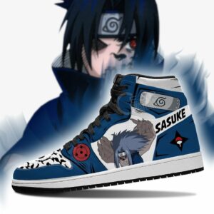 Naruto Sasuke Shoes Cursed Seal of Heaven Power Anime Sneakers 6