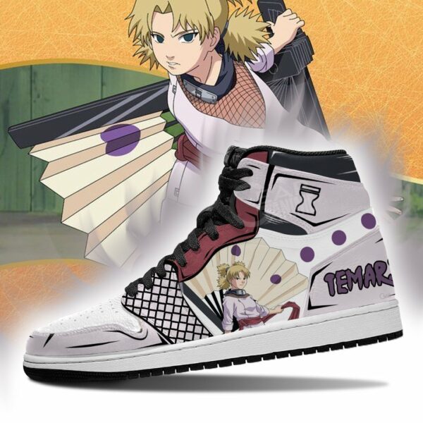 Naruto Temari Shoes Uniform Costume Boots Naruto Anime Sneakers 3