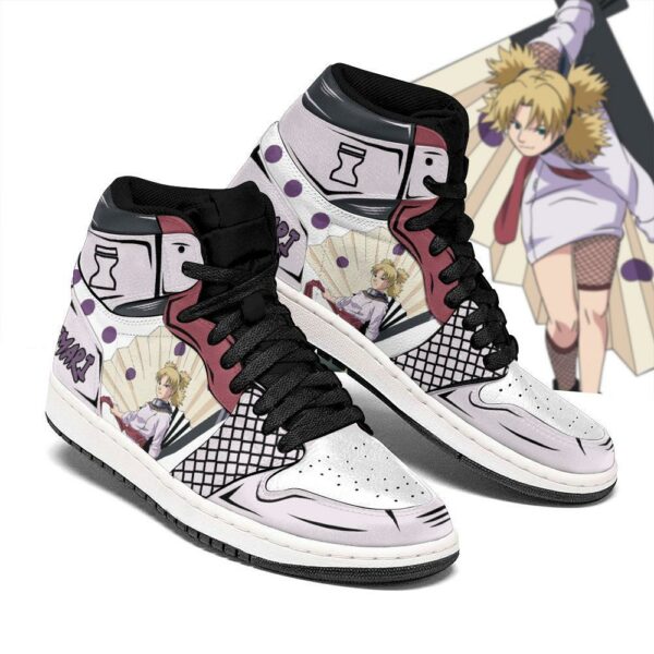 Naruto Temari Shoes Uniform Costume Boots Naruto Anime Sneakers 1