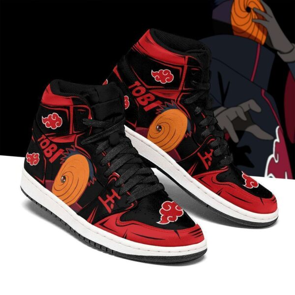 Naruto Tobi Shoes Symbol Costume Boots Naruto Anime Sneakers 1