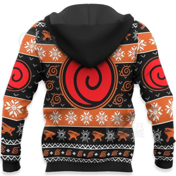 Naruto Ugly Christmas Sweater Badge Uzumaki Clan Custom Xmas Gift VA09 4