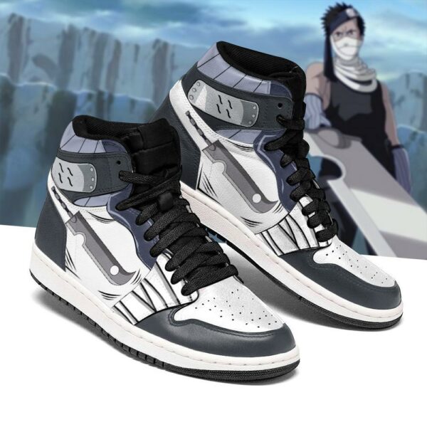 Naruto Zabuza Sword Shoes Naruto Sneakers High Top Anime Shoes 2