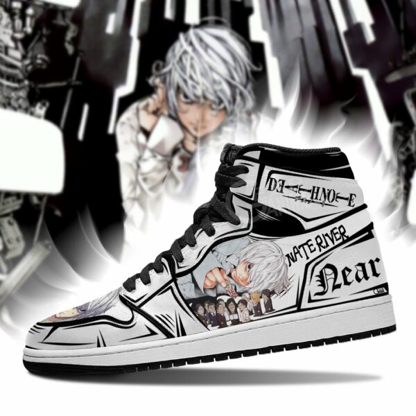 Nate River Near Sneakers Custom Death Note Anime Shoes Fan MN05 3