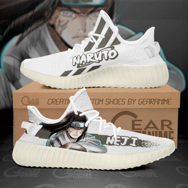 Hyuga Neji Shoes Eyes Naruto Custom Anime Sneakers TT10 1