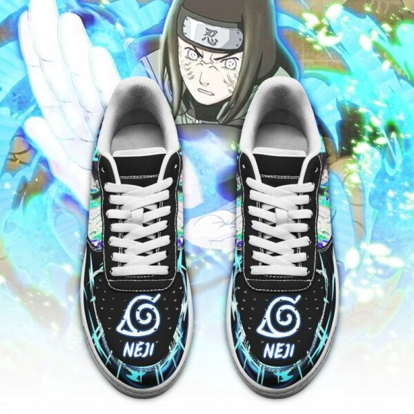 Neji Hyuga Sneakers Custom Naruto Anime Shoes Leather 2